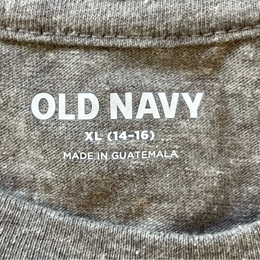 Old Navy Set Of 4 Graphic Kids T-Shirts Set - Green, White, Blue, Gray SZ XL